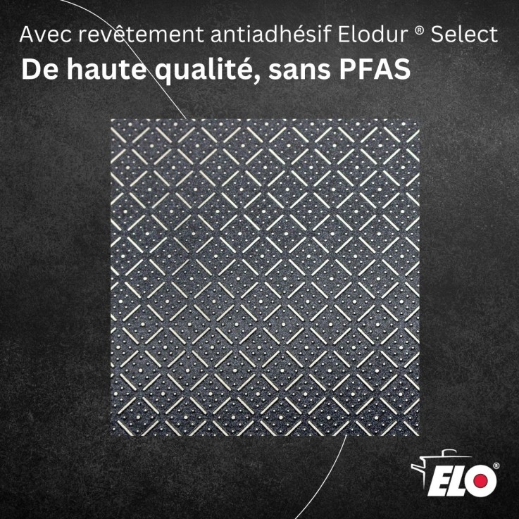 Batterie de cuisine Relief Solution en inox - 5 pièces - noir