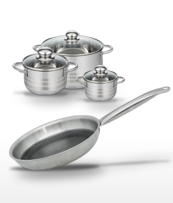 Batterie de cuisine Relief...