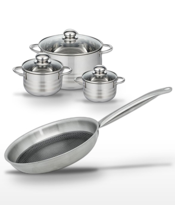 Batterie de cuisine Relief...