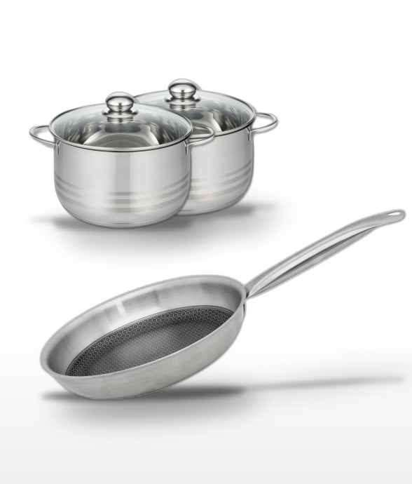Batterie de cuisine Relief...