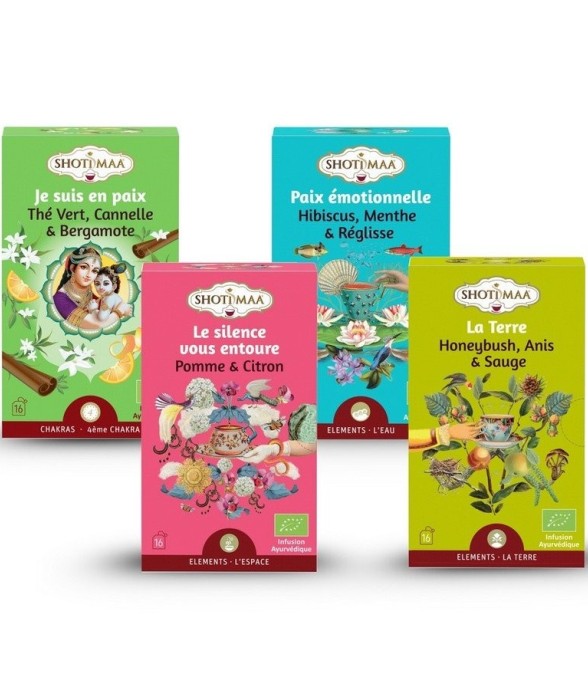 Set de 4 infusions...