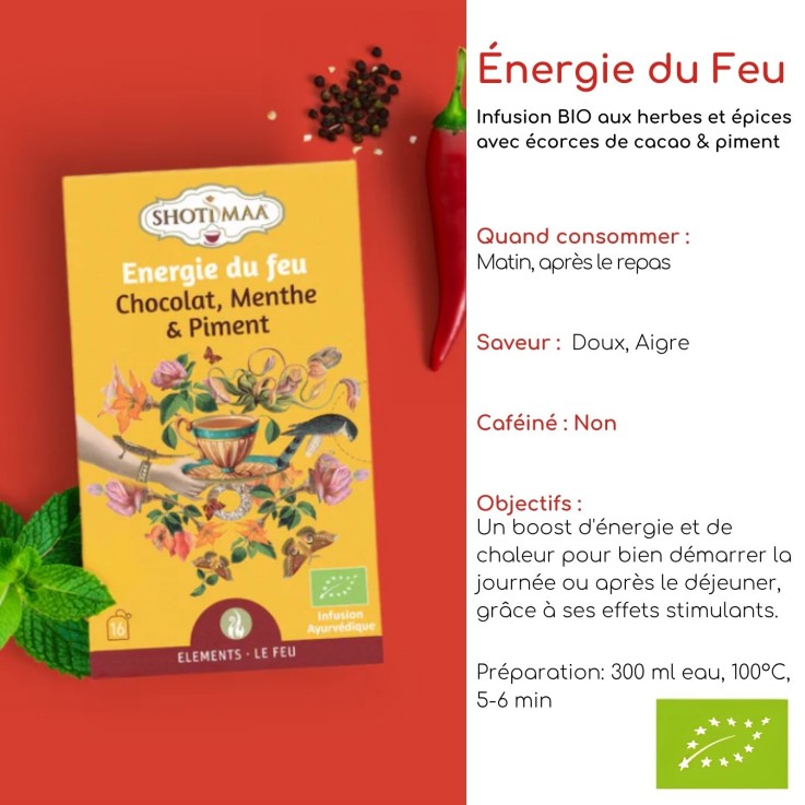 Coffret de 4 tisanes bio détox sans caféine