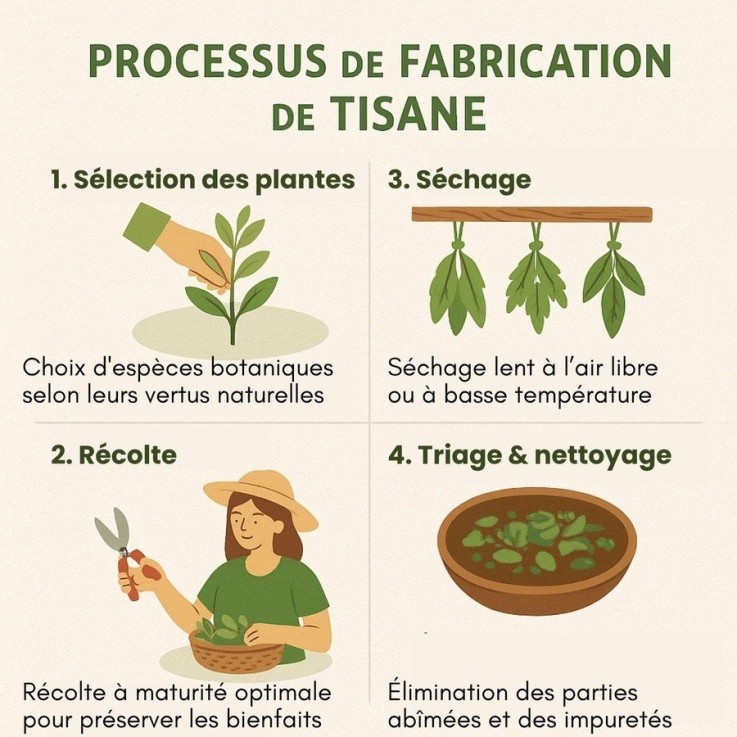 Infusions bio sans caféine Harmonie, pack de 5 boîtes