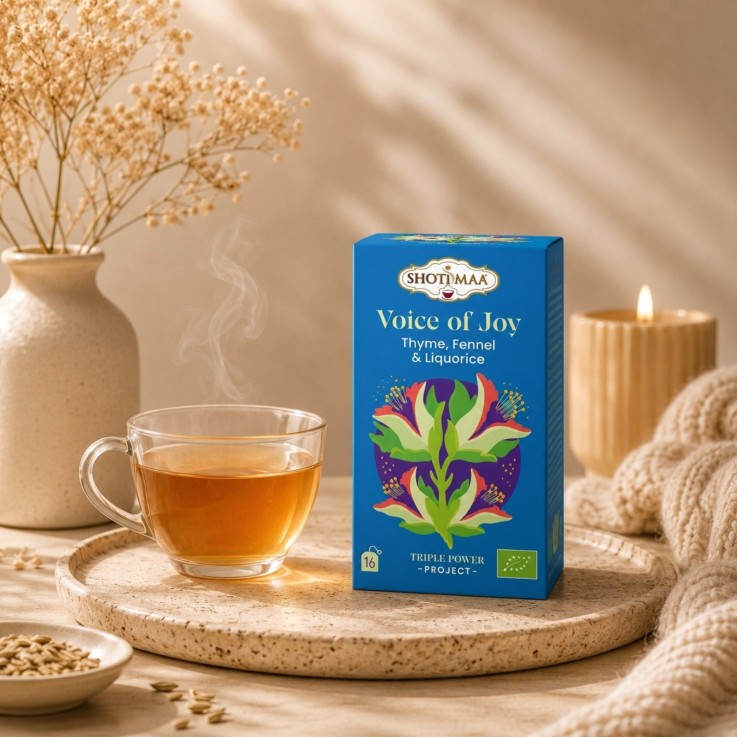 Tisane bio aux notes de réglisse et fenouil Voice of Joy, 32 g