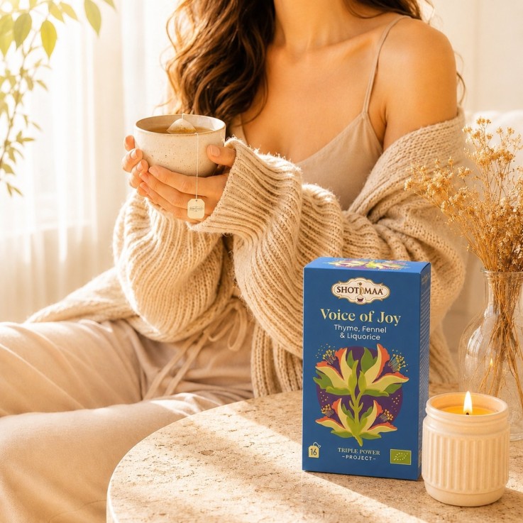 Tisane bio aux notes de réglisse et fenouil Voice of Joy, 32 g