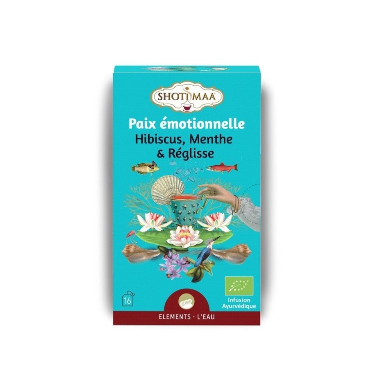Tisane biologique sans caféine Paix Émotionnelle, 32 g