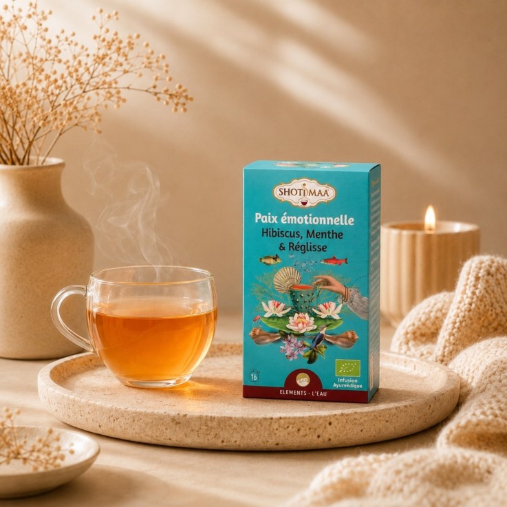 Tisane biologique sans caféine Paix Émotionnelle, 32 g