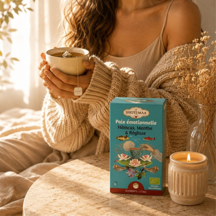 Tisane biologique sans caféine Paix Émotionnelle, 32 g