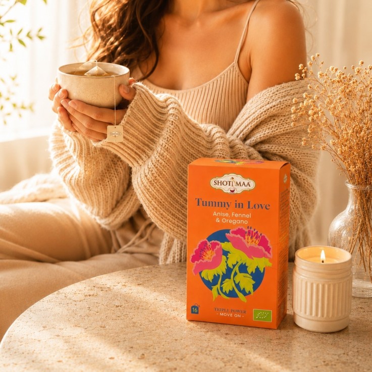 Tisane bio sans thé ni caféine Tummy in Love, 32 g