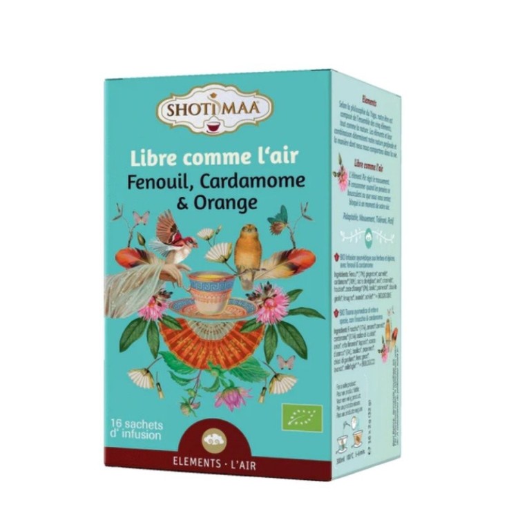 Tisane bio sans caféine Libre Comme L’Air, 32 g