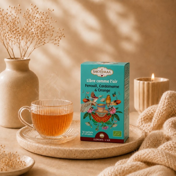 Tisane bio sans caféine Libre Comme L’Air, 32 g
