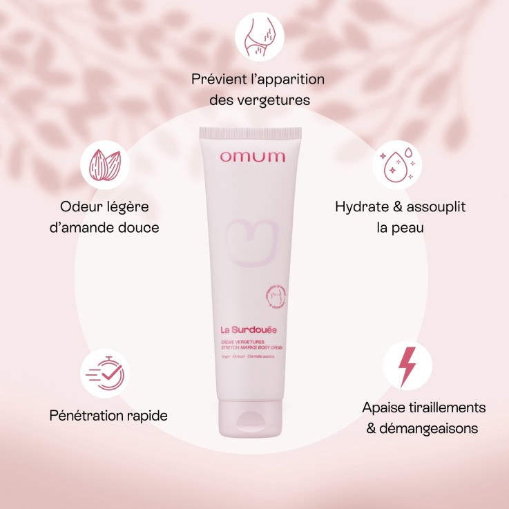 Crème pour le corps action ciblée anti vergetures La Surdouée (150 ml) Bio