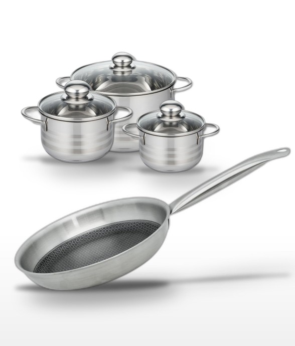 Batterie de cuisine Relief...
