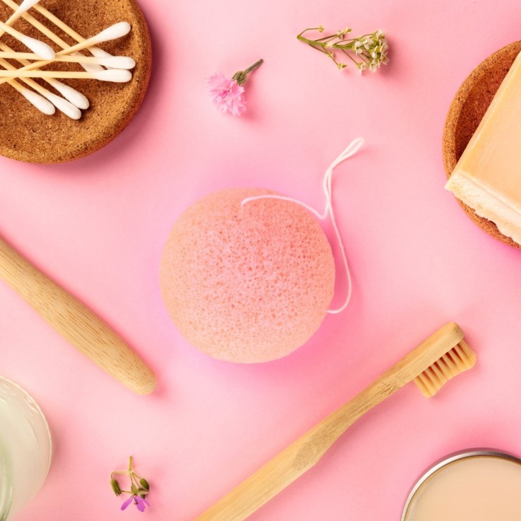 Éponge konjac pour le visage à l’aloe vera