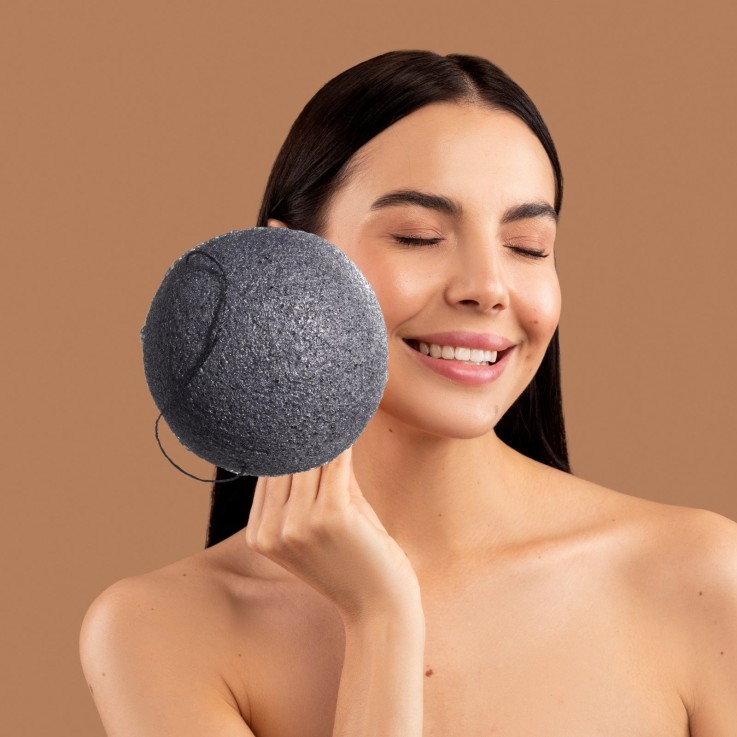 Éponge konjac visage à l’aloe vera - zéro déchet