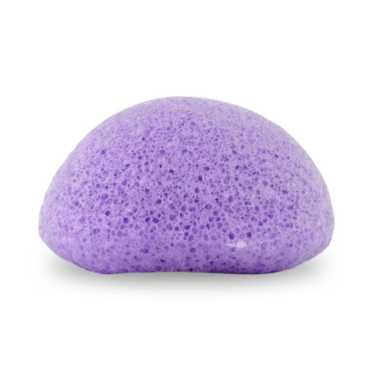 Éponge konjac visage à la lavande - exfoliation douce
