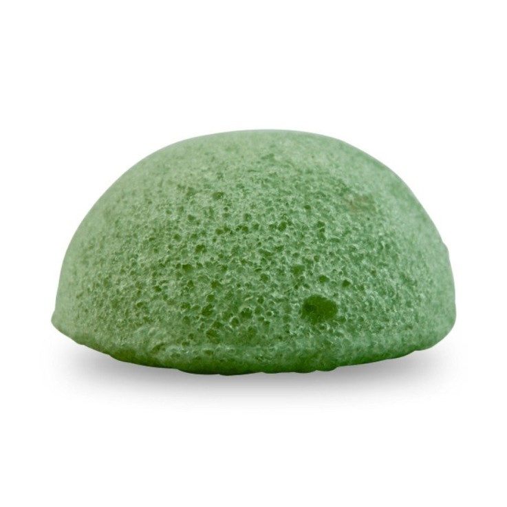 Éponge konjac pour visage au thé vert
