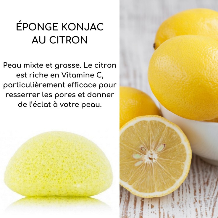 Éponge konjac pour visage à l’argile rouge