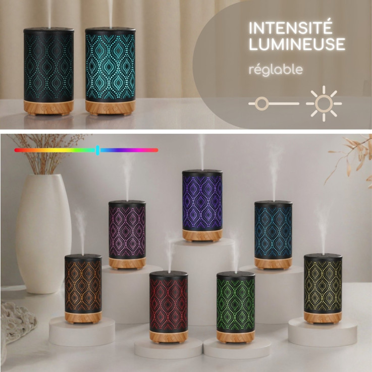 Diffuseur d’huiles essentielles Séville avec 4 huiles essentielles, 200 ml