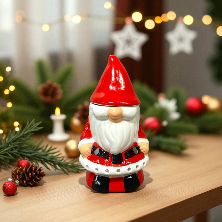 Brûle-parfum diffuseur en céramique Père Noël, 38 ml
