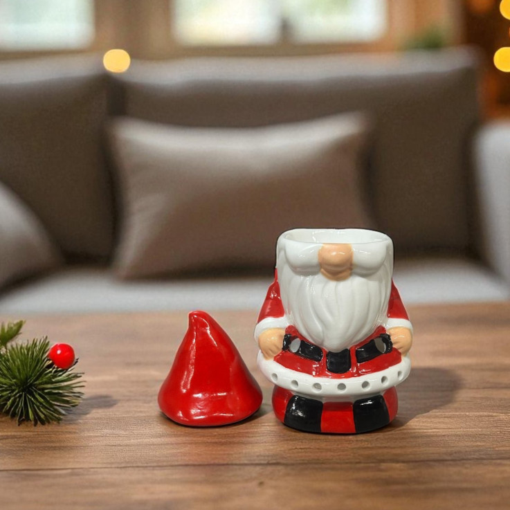Brûle-parfum diffuseur en céramique Père Noël, 38 ml