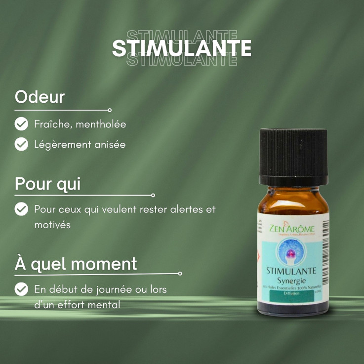 Diffuseur d’huiles essentielles Purisia en bois et céramique avec synergie et tisane Focus