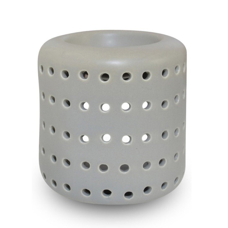 Brûle-parfum en céramique grise Coliseo, 40 ml