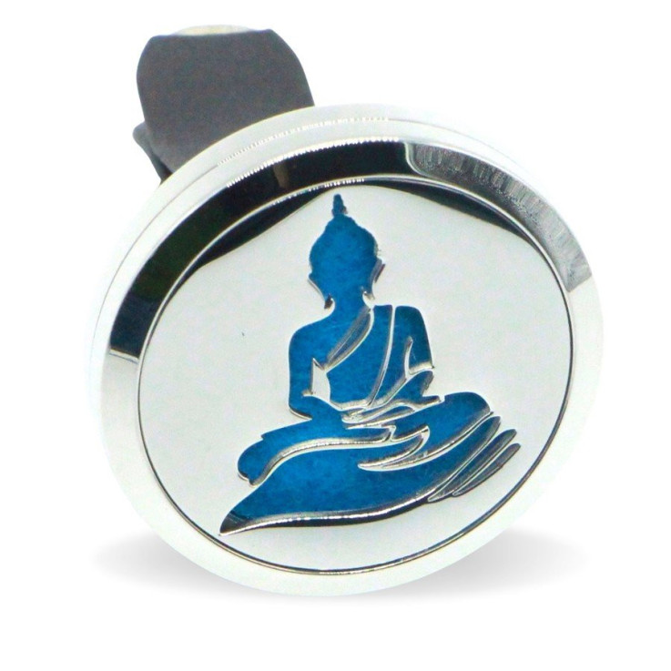 Diffuseur voiture en inox Clip’Arôme Bouddha