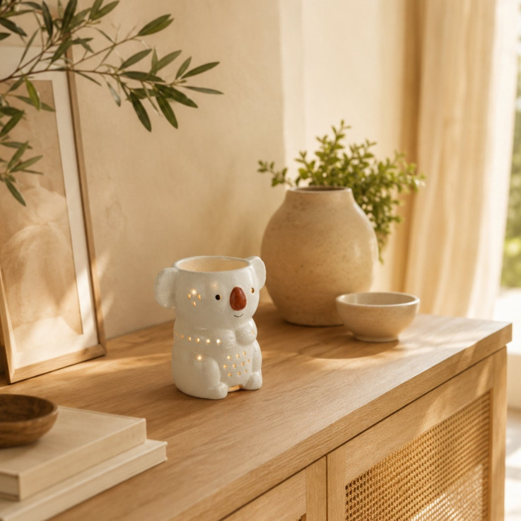 Brûle-parfum en céramique koala Koko, 40 ml