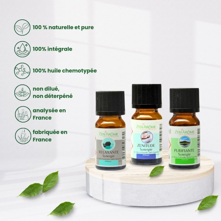 Diffuseur par nébulisation Bolea avec 3 synergies