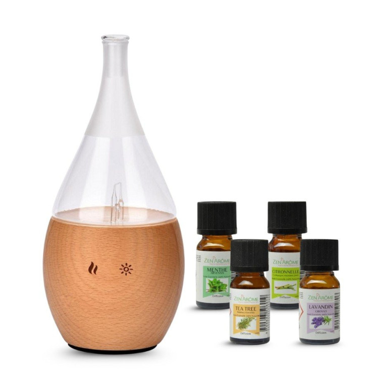 Diffuseur par nébulisation à froid Bolea avec 4 huiles essentielles