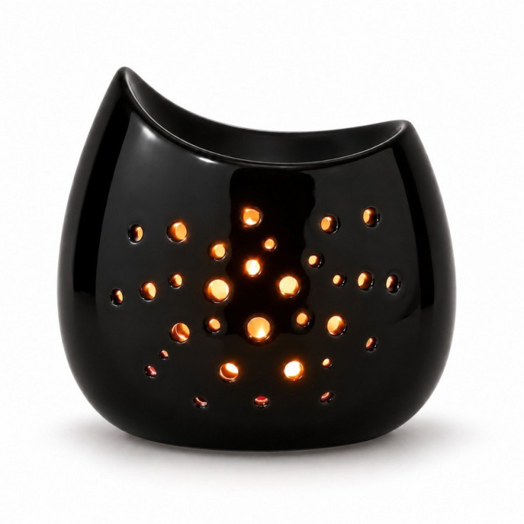 Brûle-parfum en céramique laquée Orélys, 40 ml