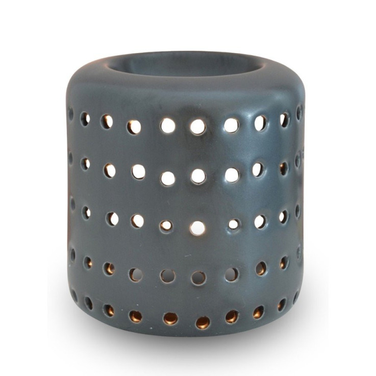 Brûle-parfum en céramique noire Coliseo, 40 ml