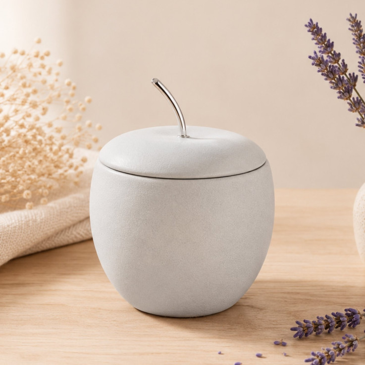 Brûle-parfum en céramique mate pomme d’amour, 45 ml