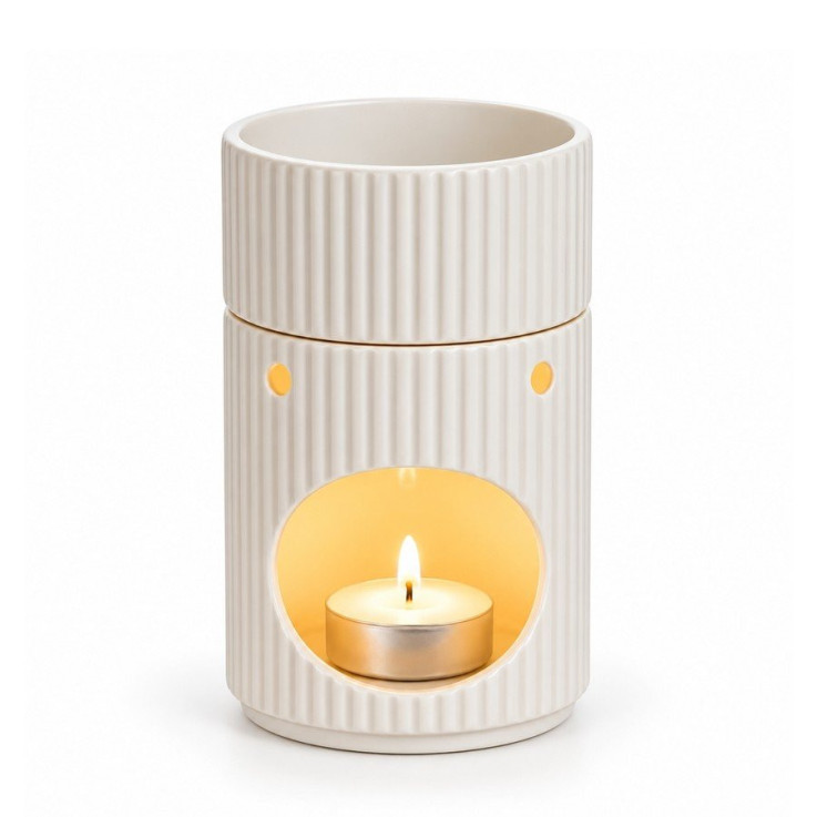 Brûle-parfum en céramique ajourée Silo 140 ml