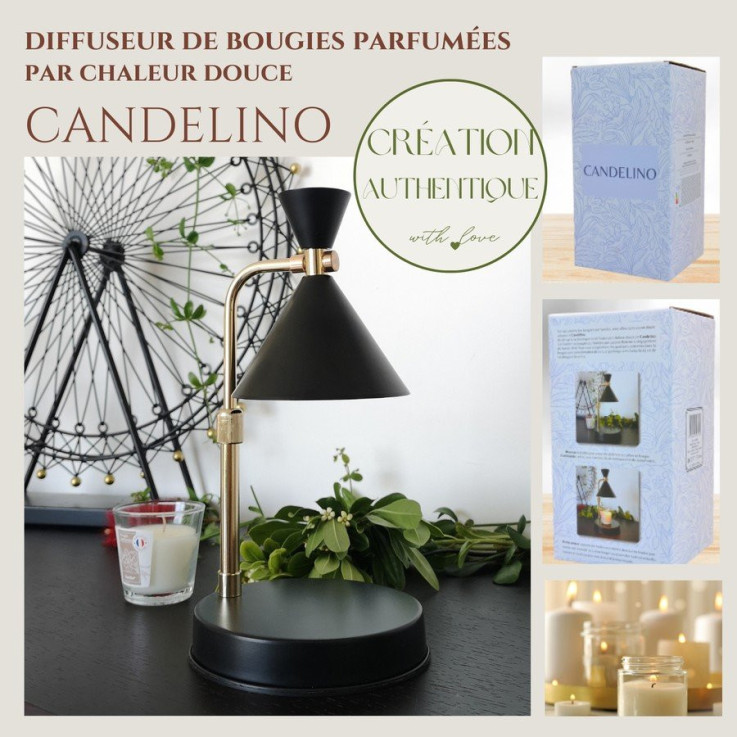 Diffuseur de bougies parfumées sans flamme Candelino