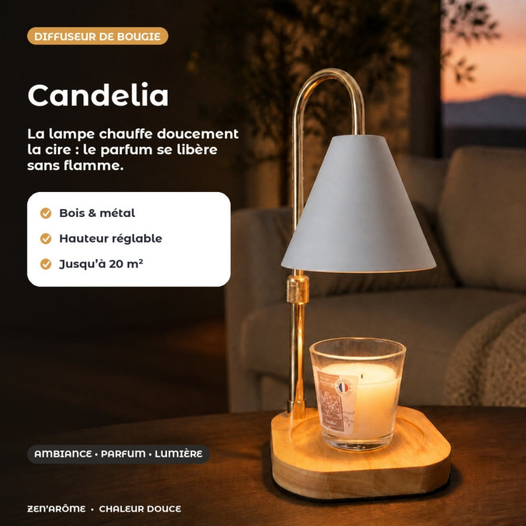 Diffuseur de bougies par chaleur douce Candelia