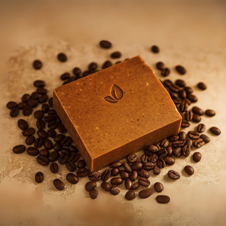 Savon exfoliant au café bio, 120 g