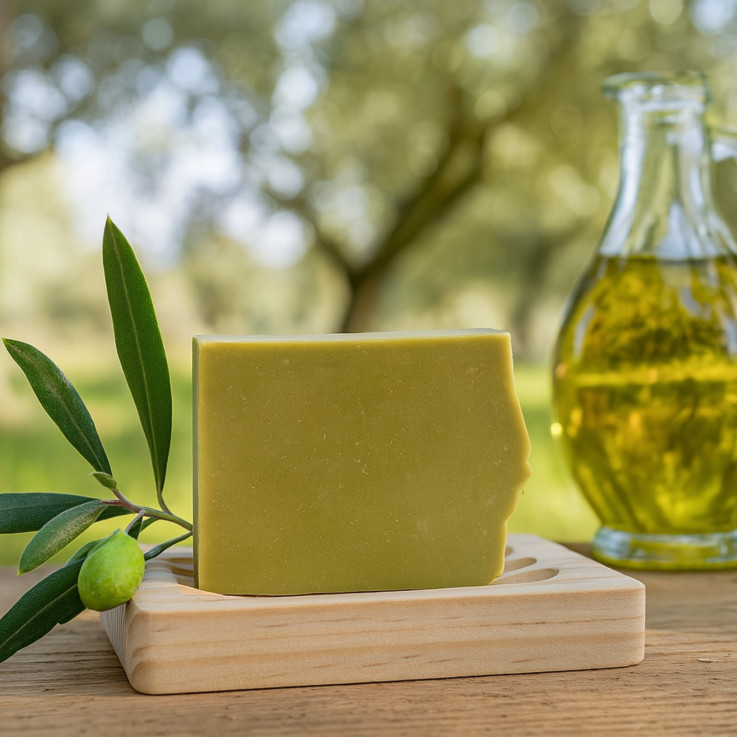 Savon solide bio 3-en-1 à l’olive et au laurier, 100 g