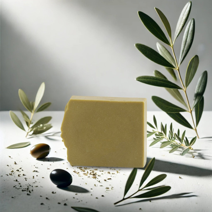 Savon solide bio 3-en-1 à l’olive et au laurier, 100 g
