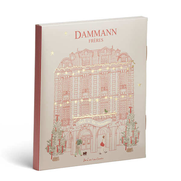 Calendrier de l'avent Thés Dammann x Zoé de Las Cases - Le calendrier de 24 sachets thé et infusions