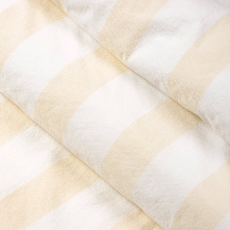 Housse de couette bébé Percale de Coton Bio Maxi-Rayure