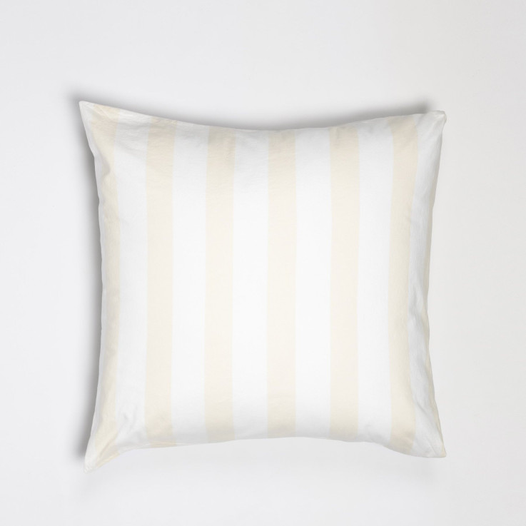 Taie d'oreiller Percale de Coton Bio Maxi-Rayure