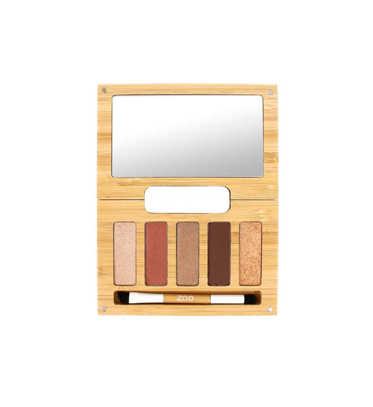 Palette Spicy Chic - 5 Ombres à paupières - Bio & Rechargeable