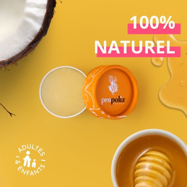 Baume à lèvres Miel 100% naturel (6g)
