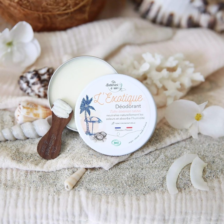 Déodorant solide L'Exotique Bio sans spatule (45 gr)