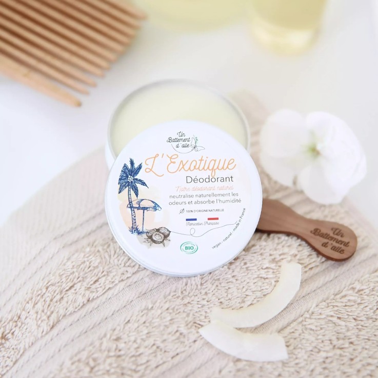 Déodorant solide L'Exotique Bio sans spatule (45 gr)