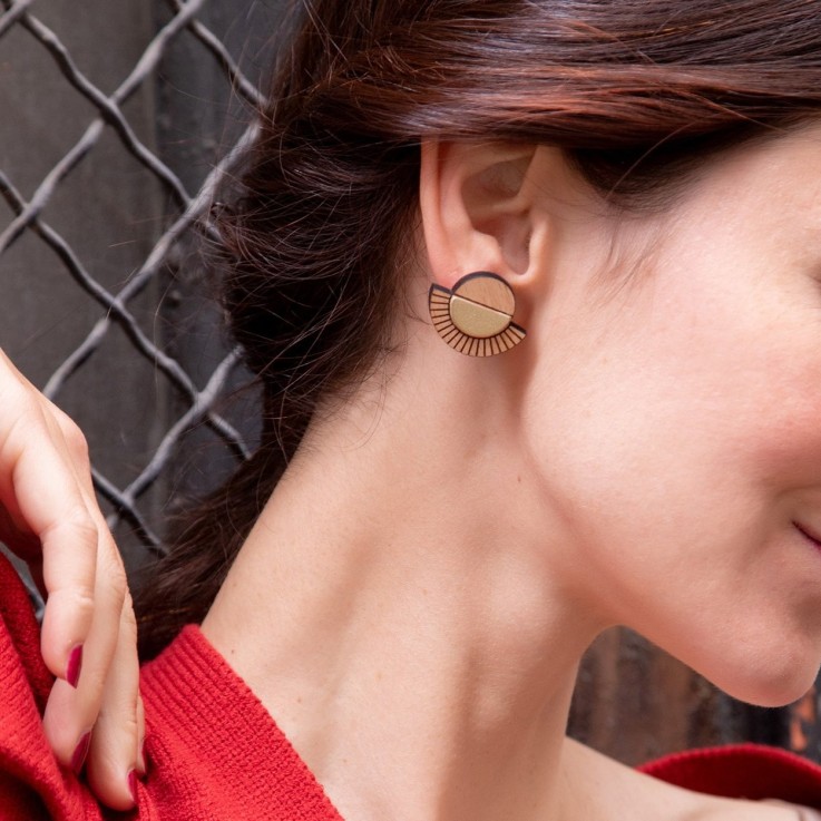 Boucles d'oreilles AZTEQUE Or