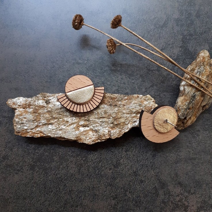 Boucles d'oreilles AZTEQUE Or
