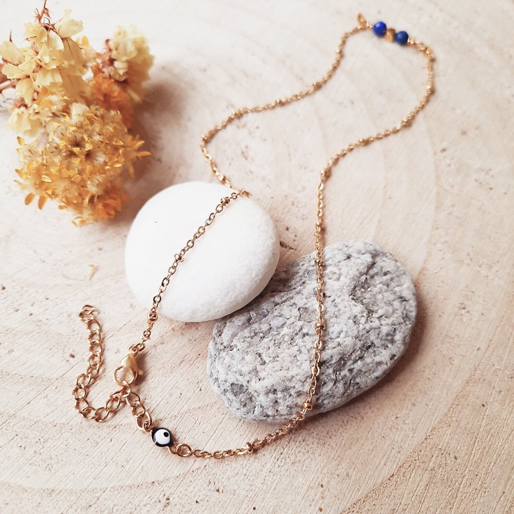 Collier COMETE Lapis lazuli